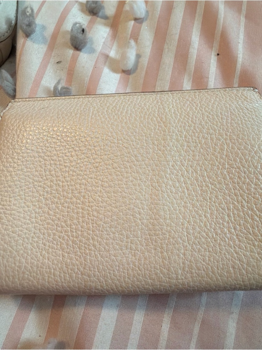 Bundle! Coach Ivory Studded Leather Shoulder Bag WITH  Matching Wallet - Picture 11 of 14